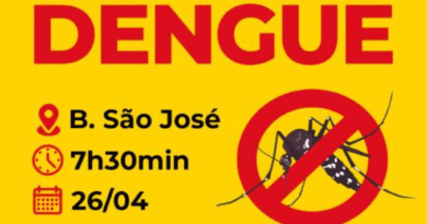 Mutirão de recolhimento de criadouros da dengue ocorre nesta sexta-feira no bairro São José