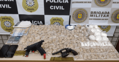 Ação conjunta da Polícia Civil e do 36º BPM contra o tráfico de drogas, prende homem em Farroupilha