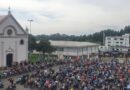 Milhares de fiéis participam da 46ª pré-romaria dos motociclistas ao Santuário de Caravaggio, em Farroupilha