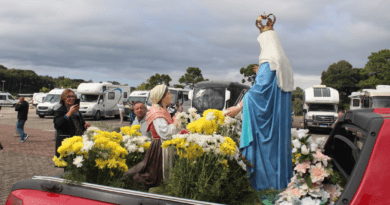 Estrada de fé: motorhomes e caminhoneiros abrem as pré romarias em Caravaggio