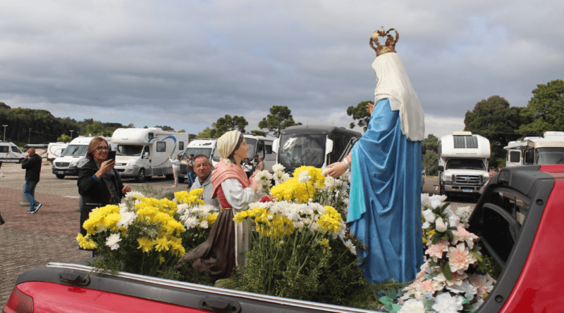 Estrada de fé: motorhomes e caminhoneiros abrem as pré romarias em Caravaggio