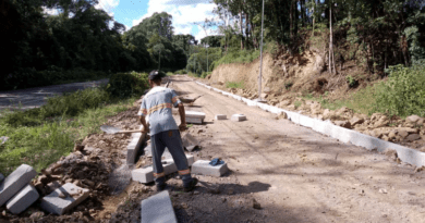Obras na Pista de Caminhada e Ciclovia da Rodovia dos Romeiros chegam a 65% de execução Obras na Pista de Caminhada e Ciclovia da Rodovia dos Romeiros chegam a 65% de execução