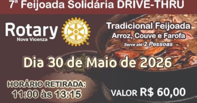 Rotary Nova Vicenza promove feijoada solidária em prol da Campanha da Visão