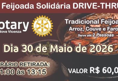 Rotary Nova Vicenza promove feijoada solidária em prol da Campanha da Visão
