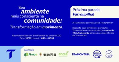 Campanha de Recolhimento de Eletrônicos contará com ação especial da Tramontina neste sábado em Farroupilha