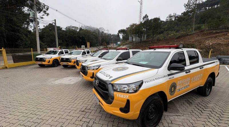 CSG entrega cinco novas viaturas ao 3º Batalhão Rodoviário da Brigada Militar do Rio Grande do Sul CSG entrega cinco novas viaturas ao 3º Batalhão Rodoviário da Brigada Militar do Rio Grande do Sul