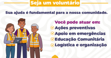 Inscrições para Cadastro de Voluntários da Defesa Civil seguem abertas em Farroupilha Inscrições para Cadastro de Voluntários da Defesa Civil seguem abertas em Farroupilha