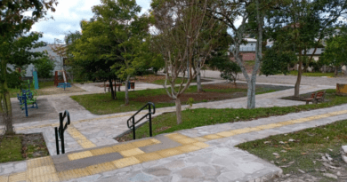 Obras de melhorias na Praça do bairro Bela Vista chegam à fase final