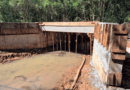 Prefeitura avança em obras de reconstrução de pontilhão na FR-65, em Linha Rio Branco
