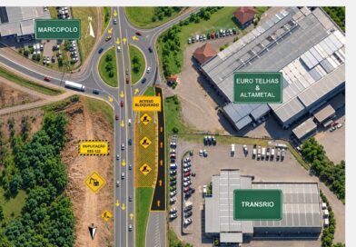 CSG inicia nesta terça-feira (27) construção de passarela no km 72,1 da ERS-122, em Caxias do Sul CSG inicia nesta terça-feira (27) construção de passarela no km 72,1 da ERS-122, em Caxias do Sul